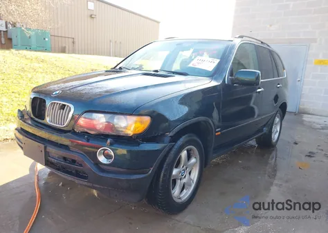 2002 BMW X5 4.4I z USA, uszkodzony, nr VIN 5UXFB33512LH38115